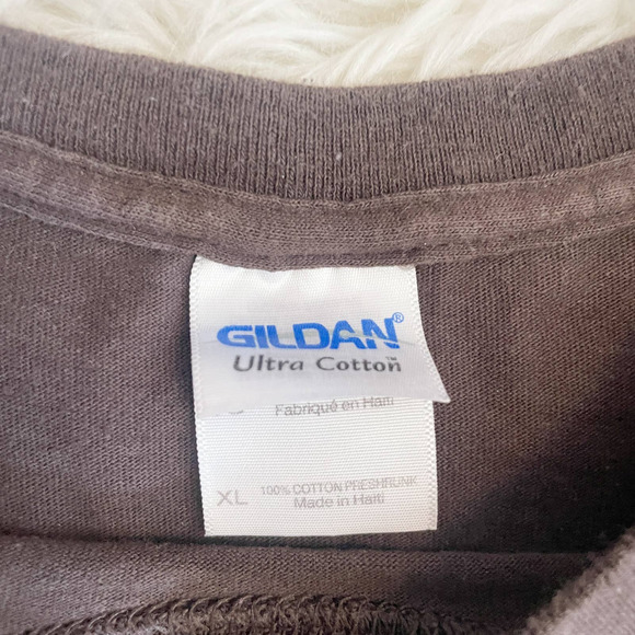 Hunt Michigan Men's Brown Graphic Crewneck T Shirt Archery Buck Deer Size XL - Picture 4 of 4